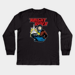 Knight Rider Kids Long Sleeve T-Shirt